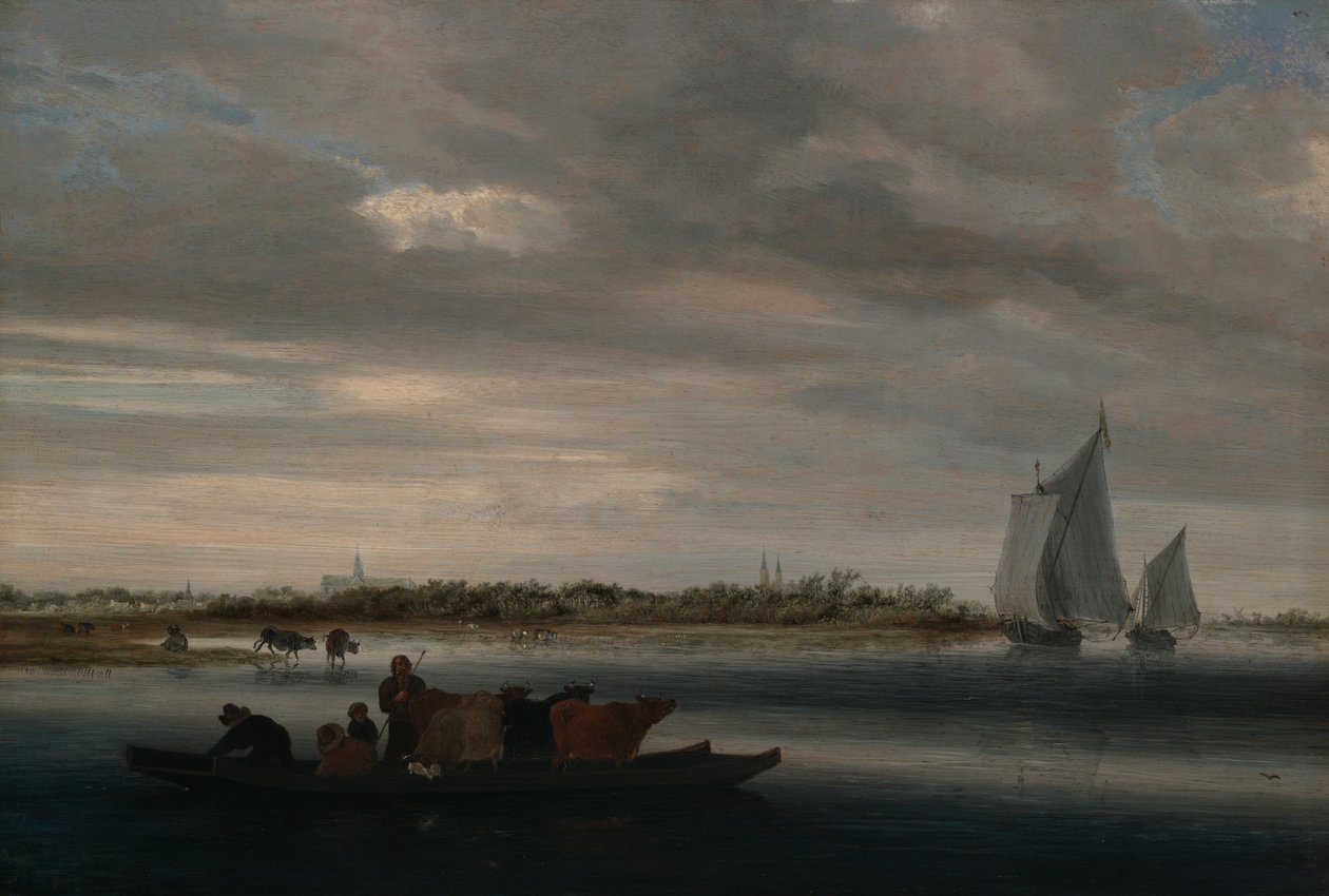 Widok Alkmaar autorstwa Salomon van Ruysdael