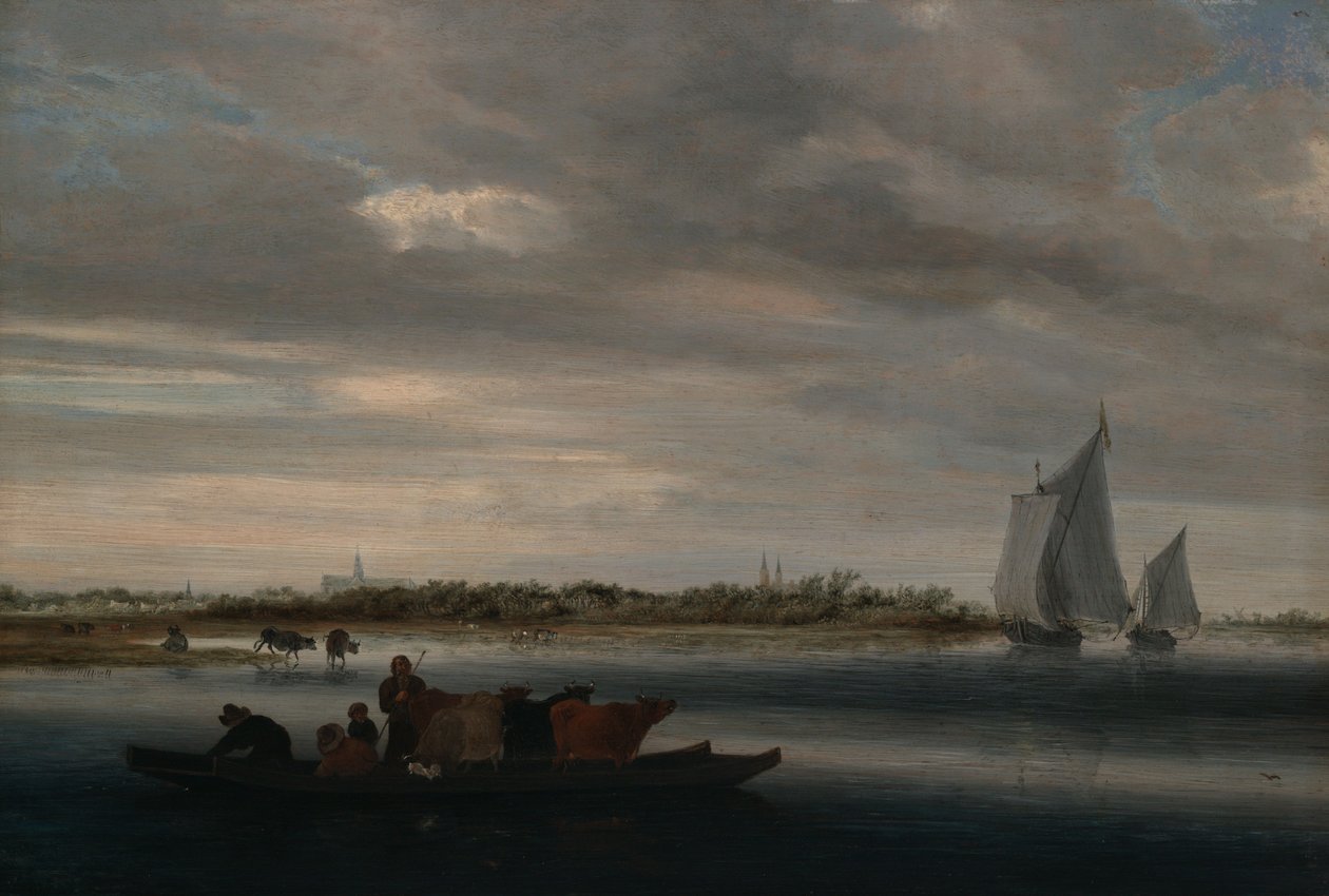 Widok Alkmaaru autorstwa Salomon van Ruysdael