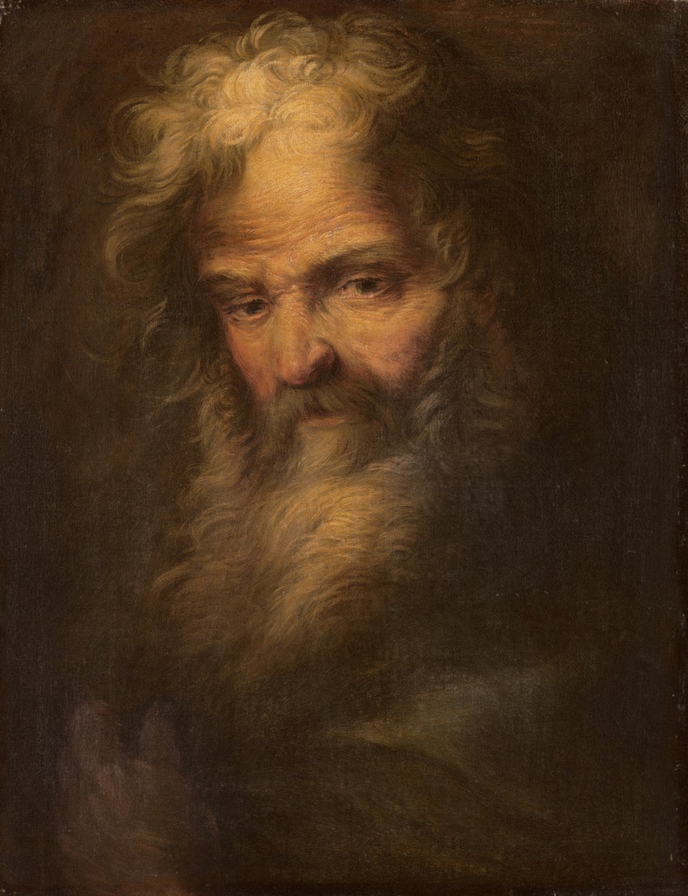 Brodaty prorok autorstwa Salvator Rosa