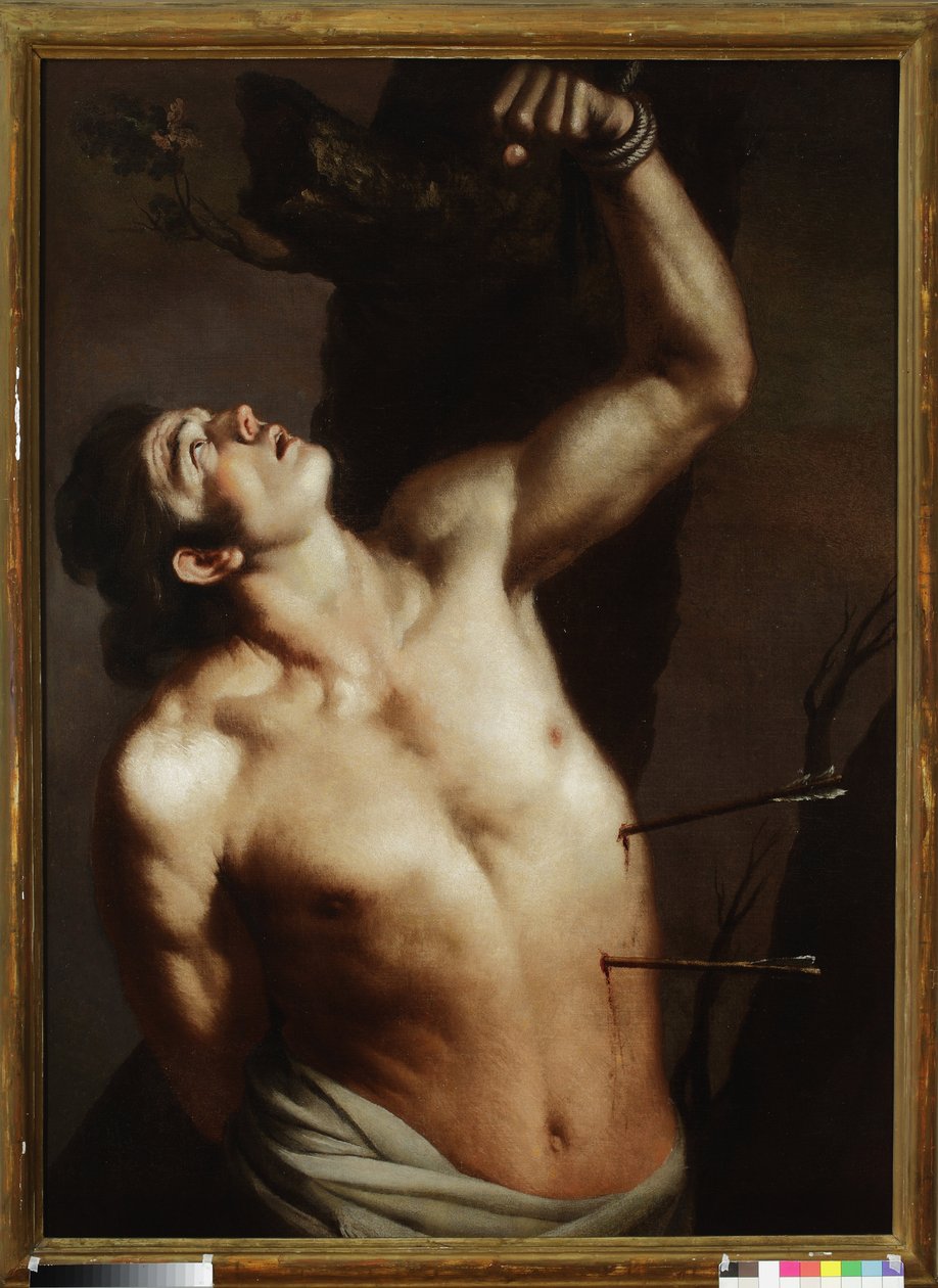 Św. Sebastian (olej na płótnie) autorstwa Salvator (attr. to) Rosa