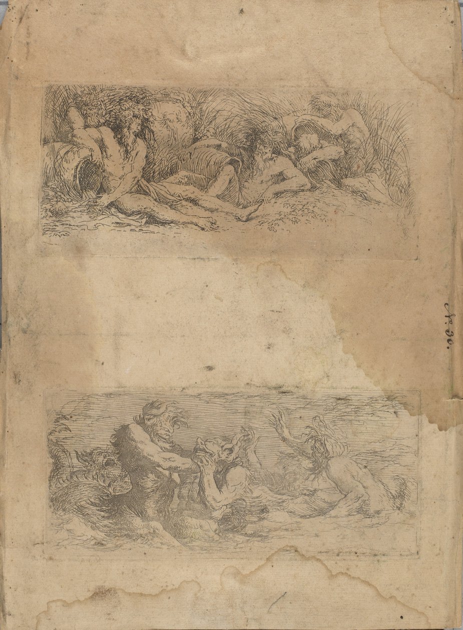 (Seria figurek) Bogowie rzeki autorstwa Salvator Rosa