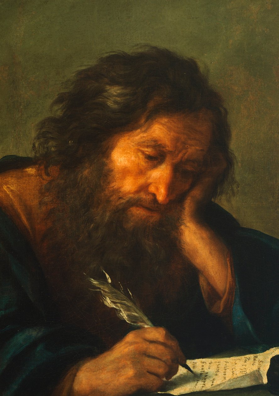 Ewangelista Salvatore Rosa (1615-1673) autorstwa Salvator Rosa