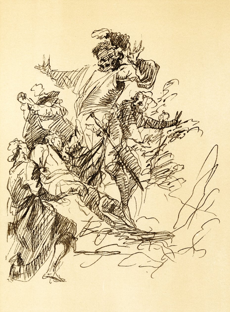 Studium składu autorstwa Salvator Rosa