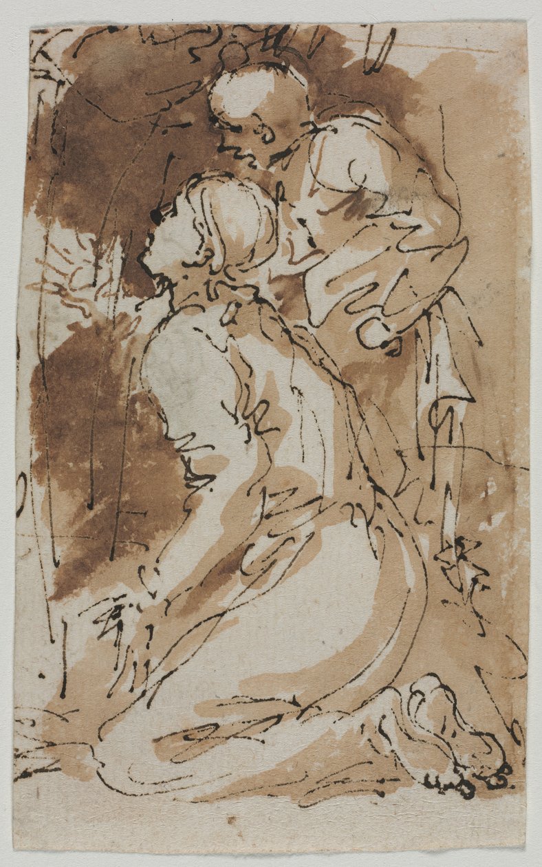 Badania figur autorstwa Salvator Rosa