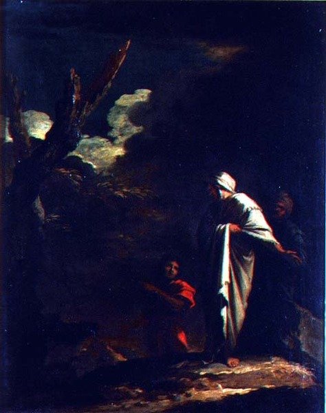 Krajobraz z postaciami autorstwa Salvator Rosa
