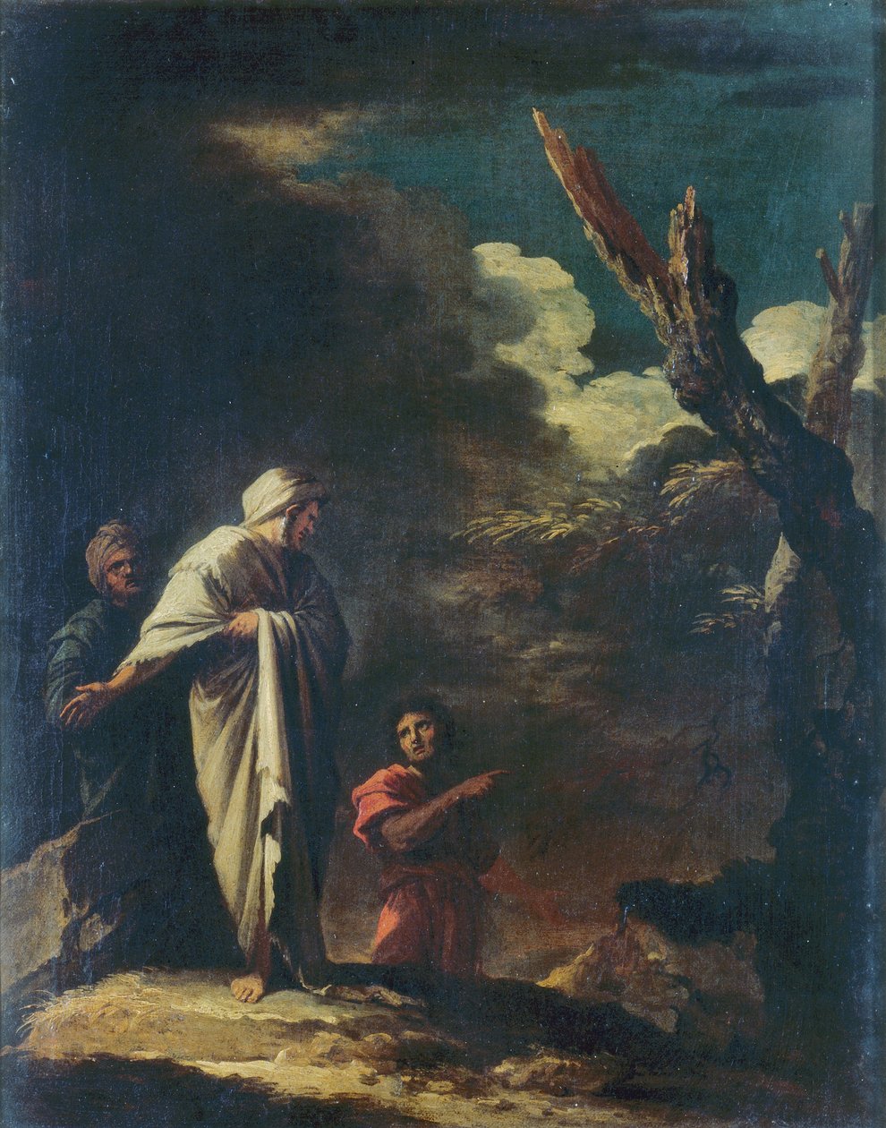 Krajobraz z postaciami autorstwa Salvator Rosa