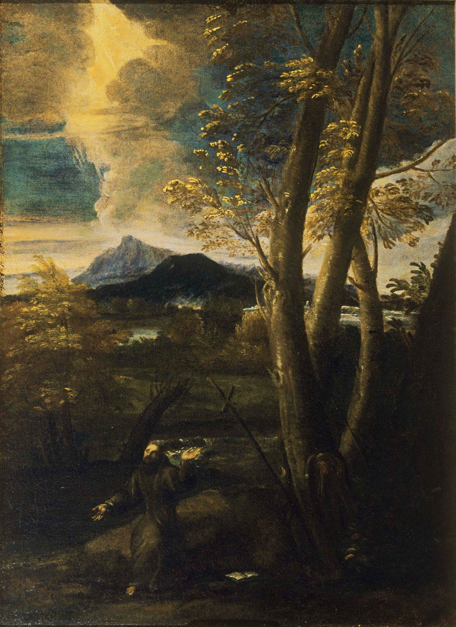 Święty Franciszek w ekstazie autorstwa Salvator Rosa