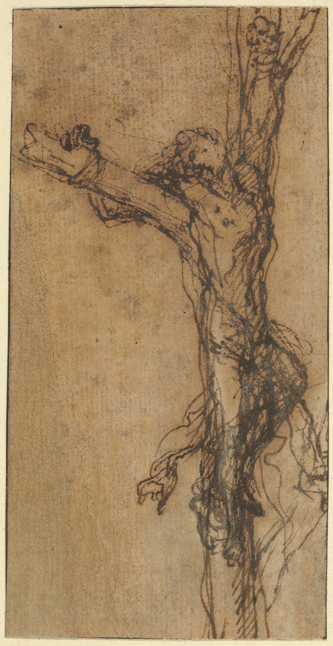 Studium Ukrzyżowania Polikratesa autorstwa Salvator Rosa