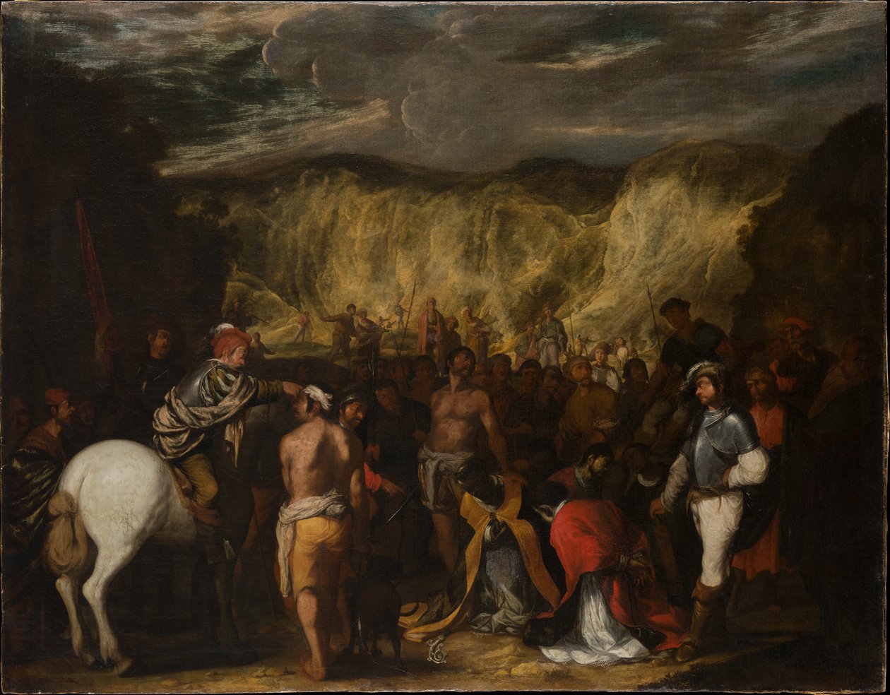 Męczeństwo świętego Januariusza i jego towarzyszy autorstwa Salvator Rosa
