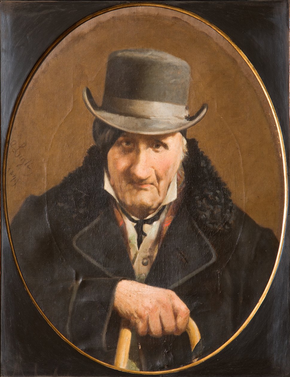 Portret mężczyzny (olej na płótnie) autorstwa Salvatore Albano
