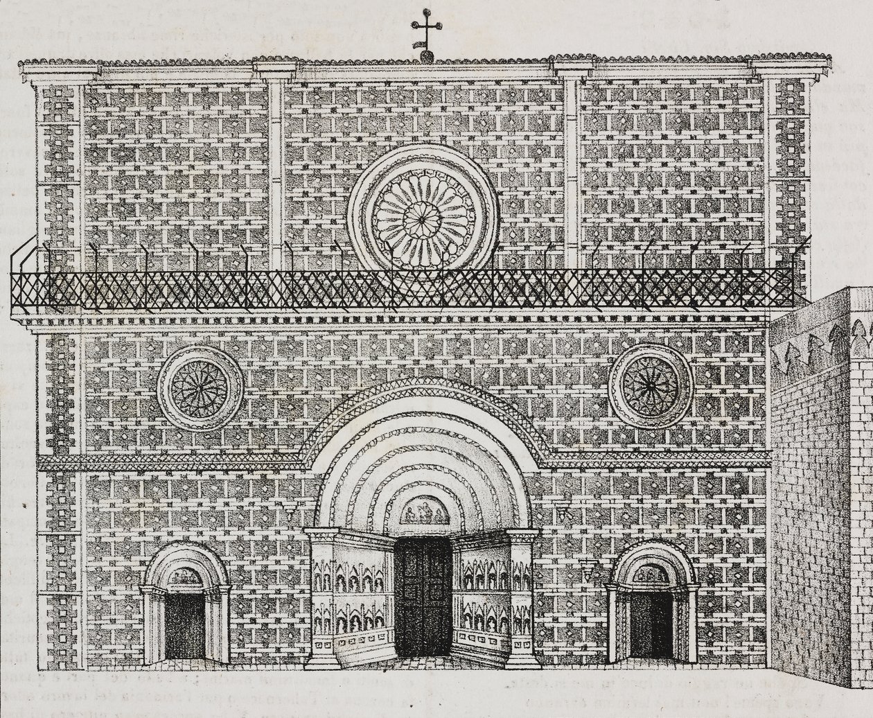 Fasada bazyliki Santa Maria di Collemaggio, L