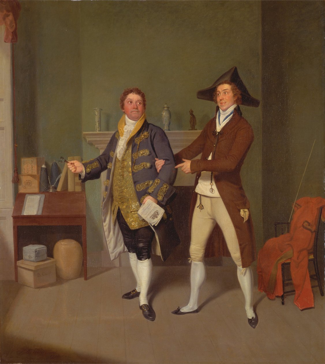 John Quick i John Fawcett w filmie Thomas Moretons Droga do małżeństwa autorstwa Samuel de Wilde