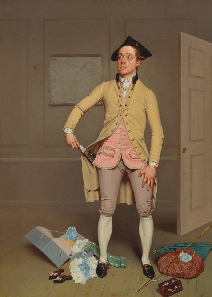 Samuel Thomas Russell w Samuel Footes Burmistrz Garratt autorstwa Samuel de Wilde