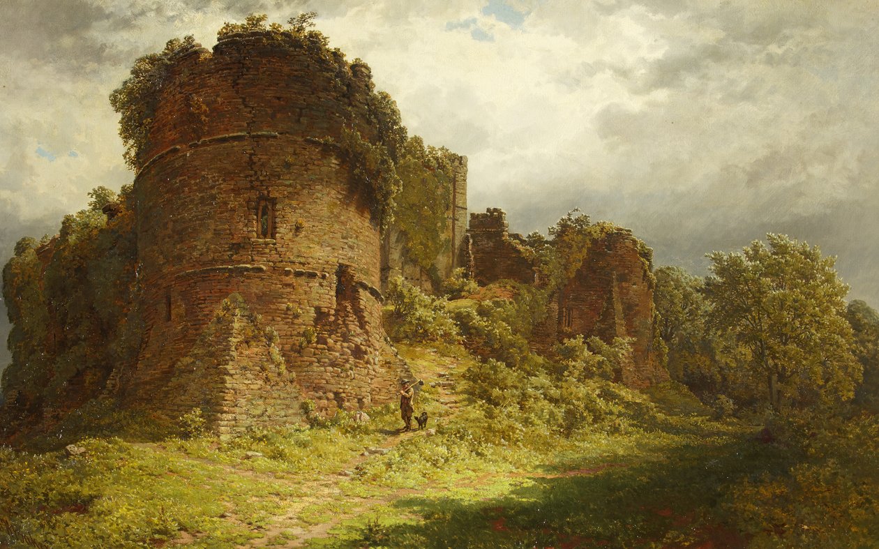Zamek Goodrich, 1875-82 autorstwa Samuel Baker