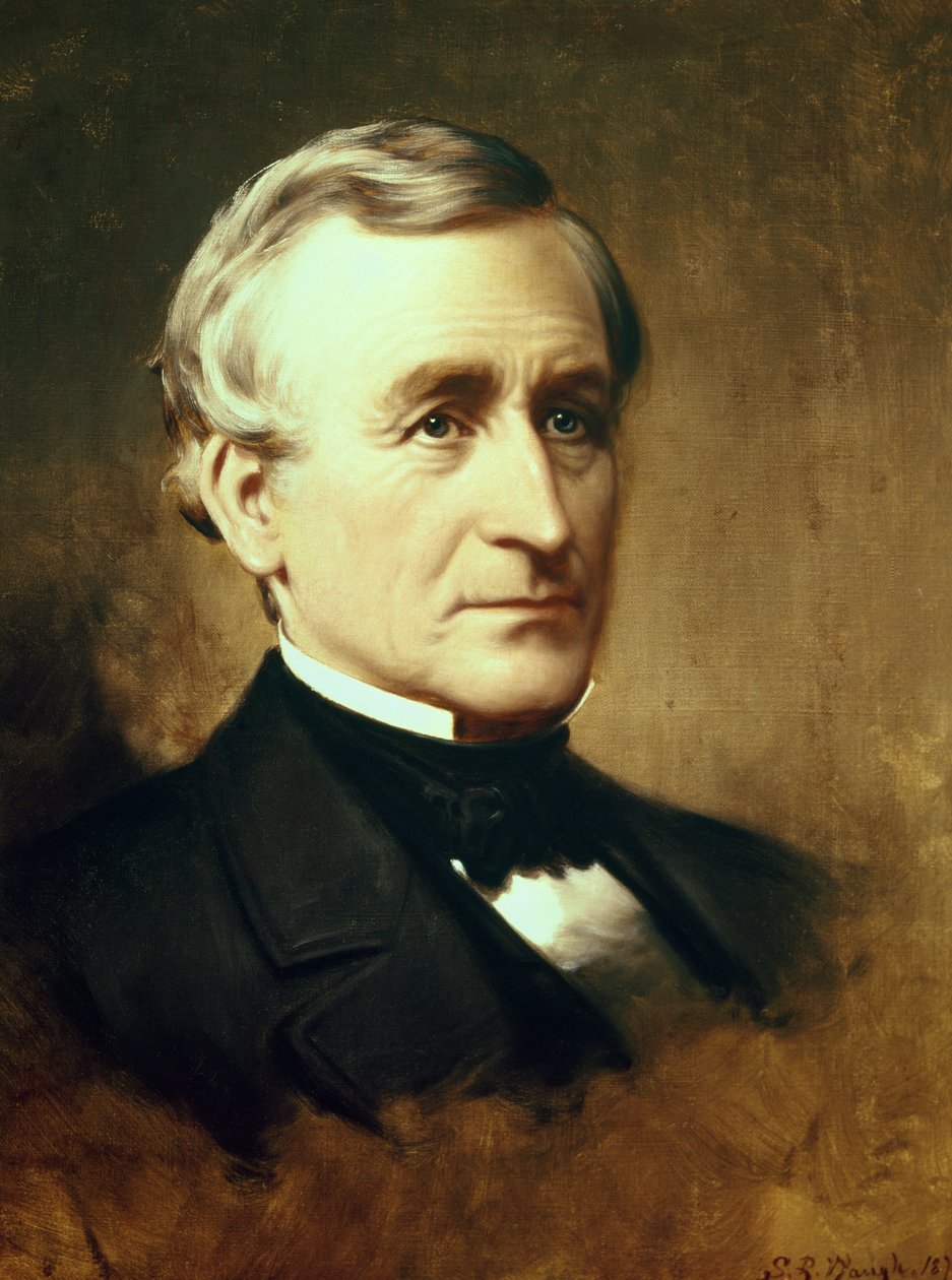 Portret Charlesa Wilkesa (1798-1877) 1870 autorstwa Samuel Bell Waugh