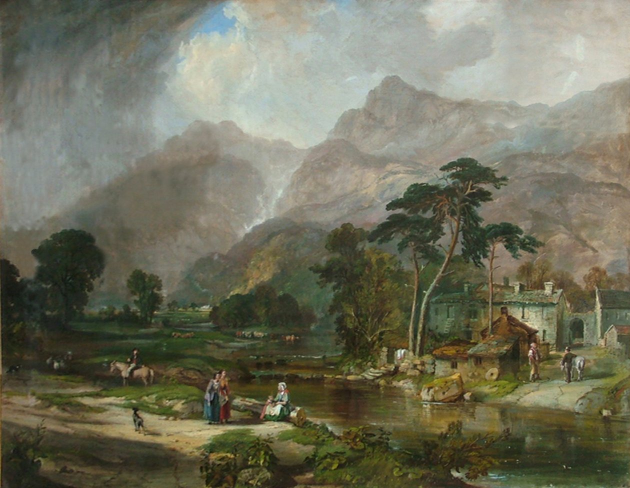 Pożyczka, 1846 autorstwa Samuel Bough