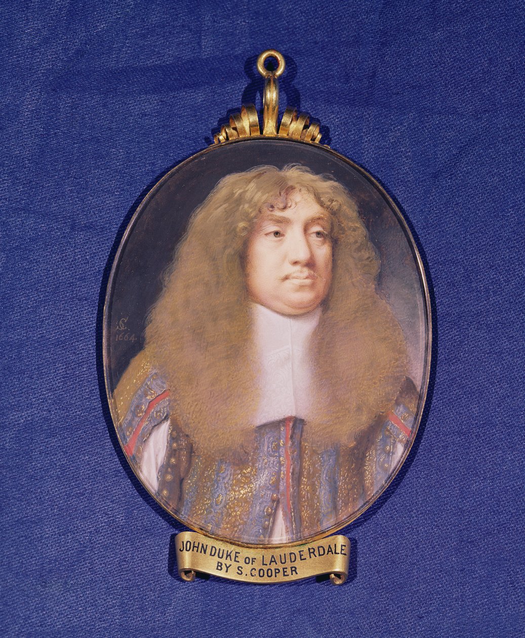 Portret Johna Maitlanda (1616-82) księcia Lauderdale, 1664 (wc na welinie) autorstwa Samuel Cooper