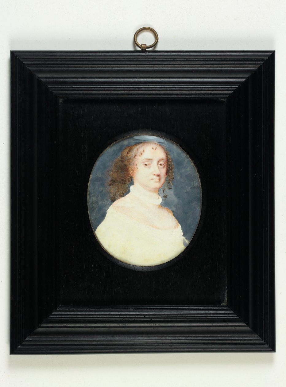 Portret damy zwanej Barbarą Villiers, hrabiną Suffolk (wc na welinie) autorstwa Samuel Cooper