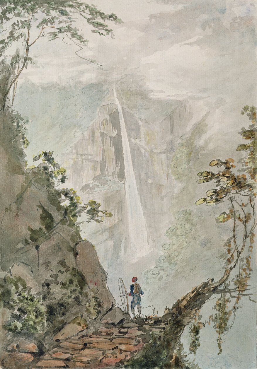 Murichom do Choka, 1783 (wc z piórem i atramentem nad grafitem na papierze) autorstwa Samuel Davis