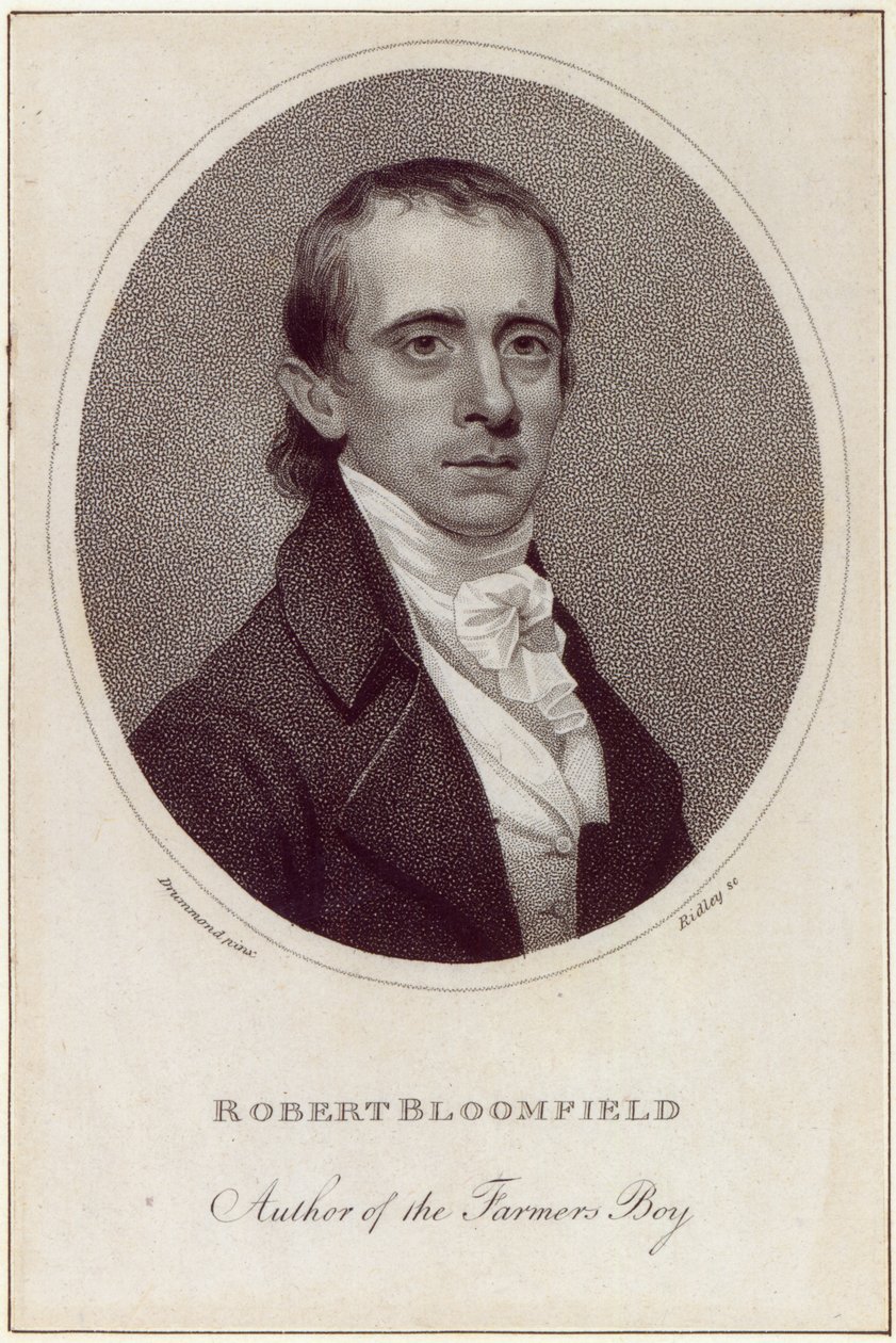 Robert Bloomfield, grawerowane przez Williama Ridleya, opublikowane w „Monthly Mirror”, 1800 autorstwa Samuel Drummond