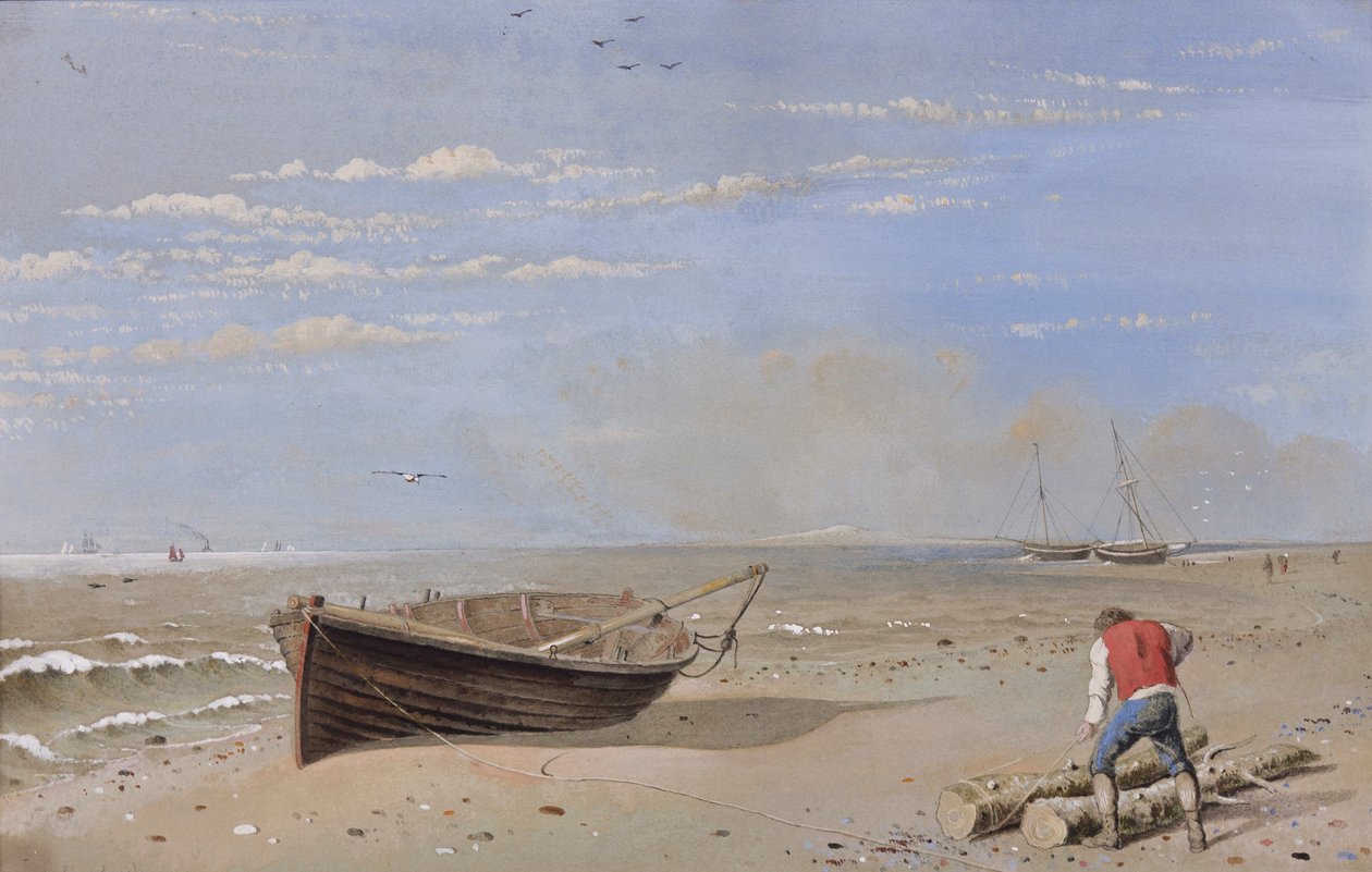 Blisko Forres (wc i gwasz na papierze) autorstwa Samuel Dukinfield Swarbreck