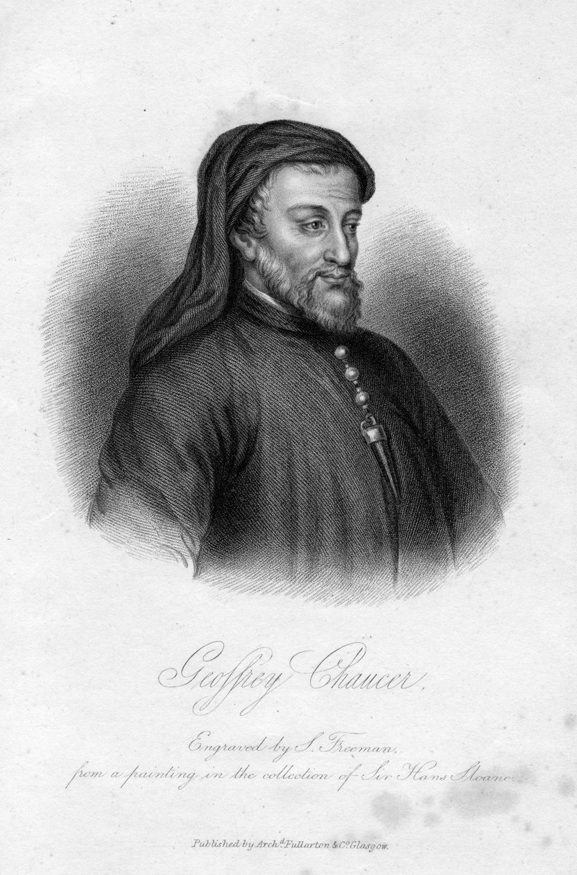 Geoffrey Chaucer autorstwa Samuel Freeman