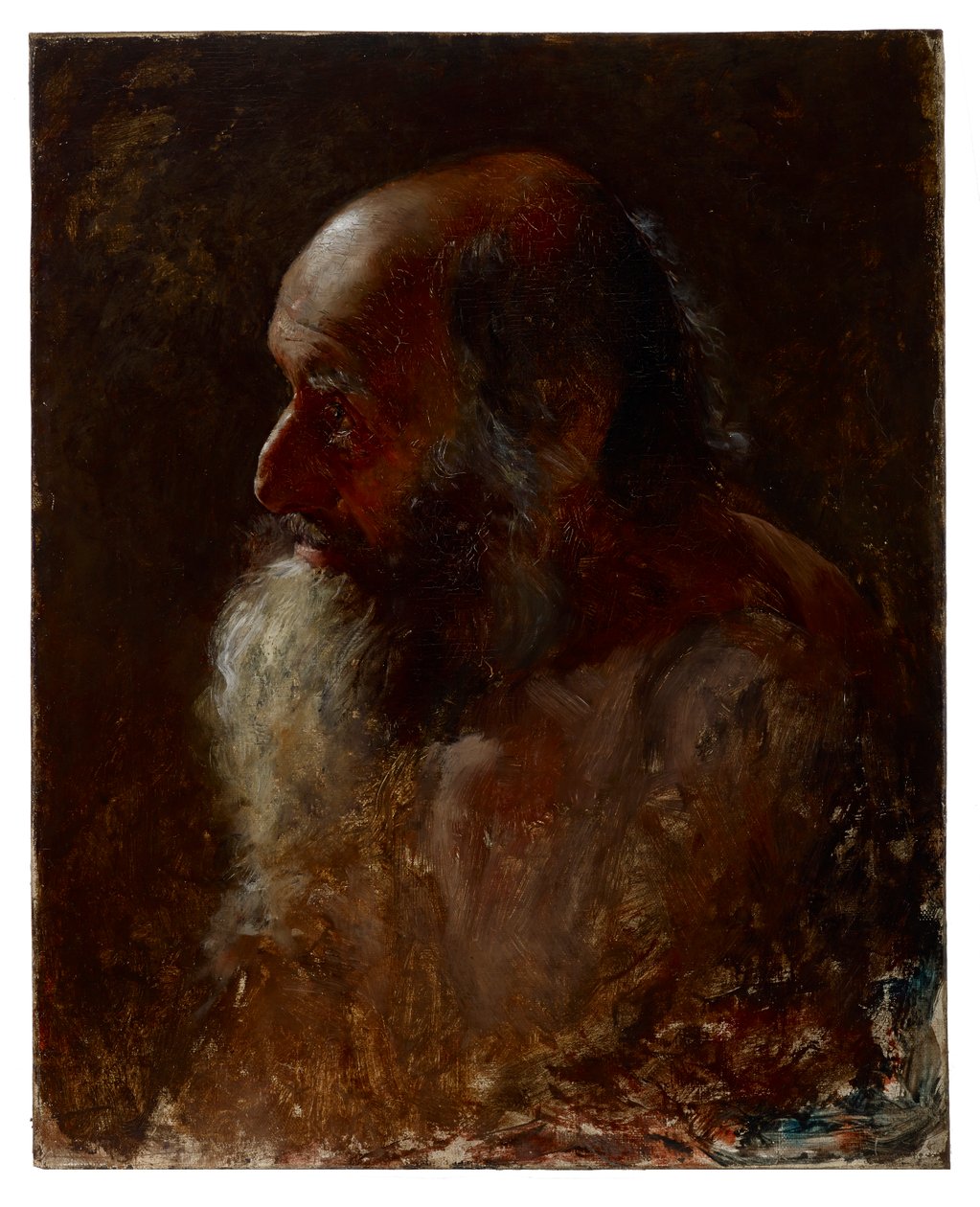 Kierownik badania (brodaty mężczyzna) autorstwa Samuel G. Richards