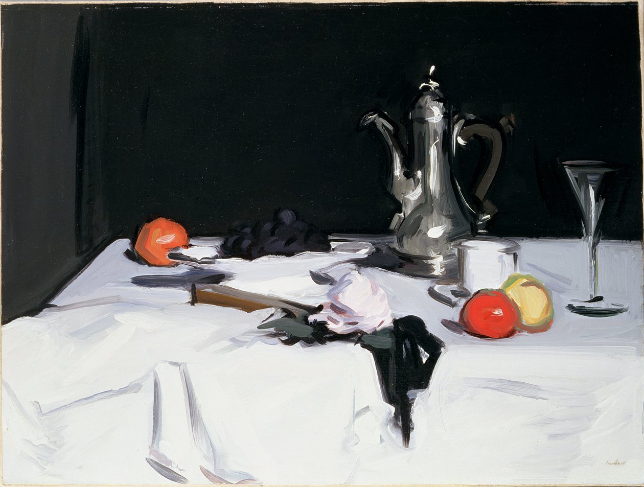 Martwa natura z dzbankiem do kawy, ok. 1905 r. autorstwa Samuel John Peploe