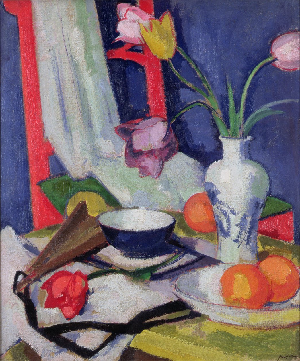 Martwa natura z tulipanami, 1925 autorstwa Samuel John Peploe
