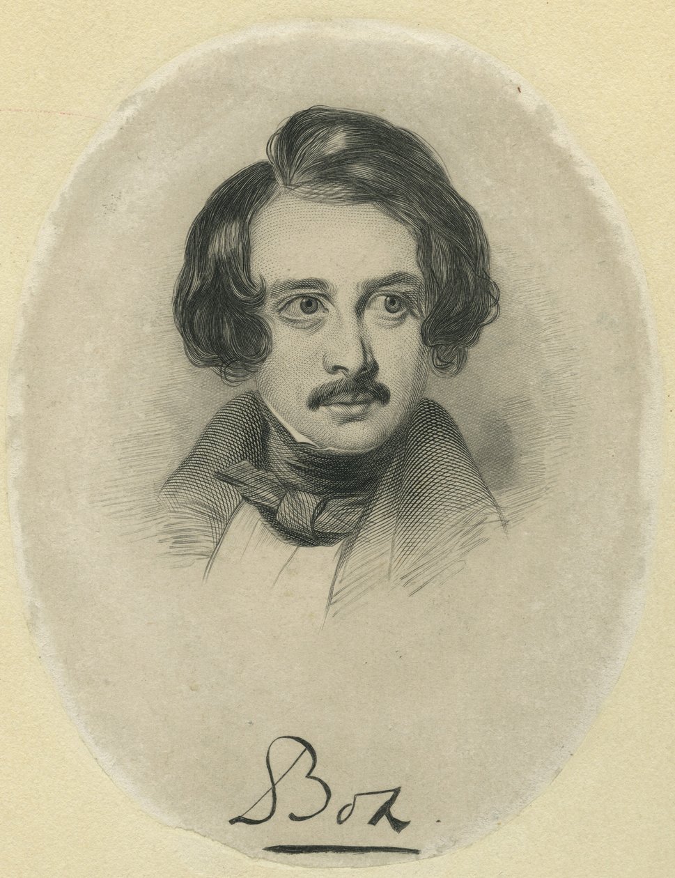 Charles Dickens, grawerowane przez Boz autorstwa Samuel Lawrence