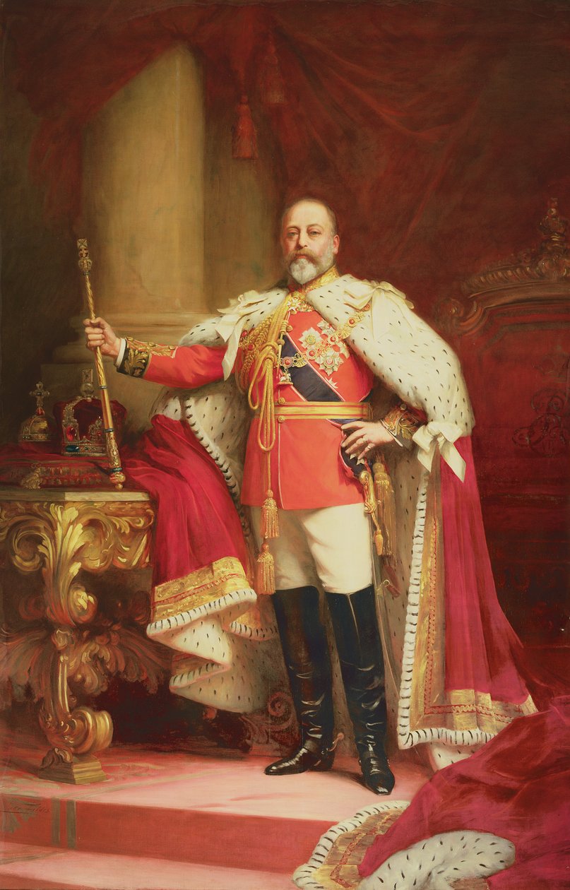 Król Edward VII, 1902 autorstwa Samuel Luke Fildes