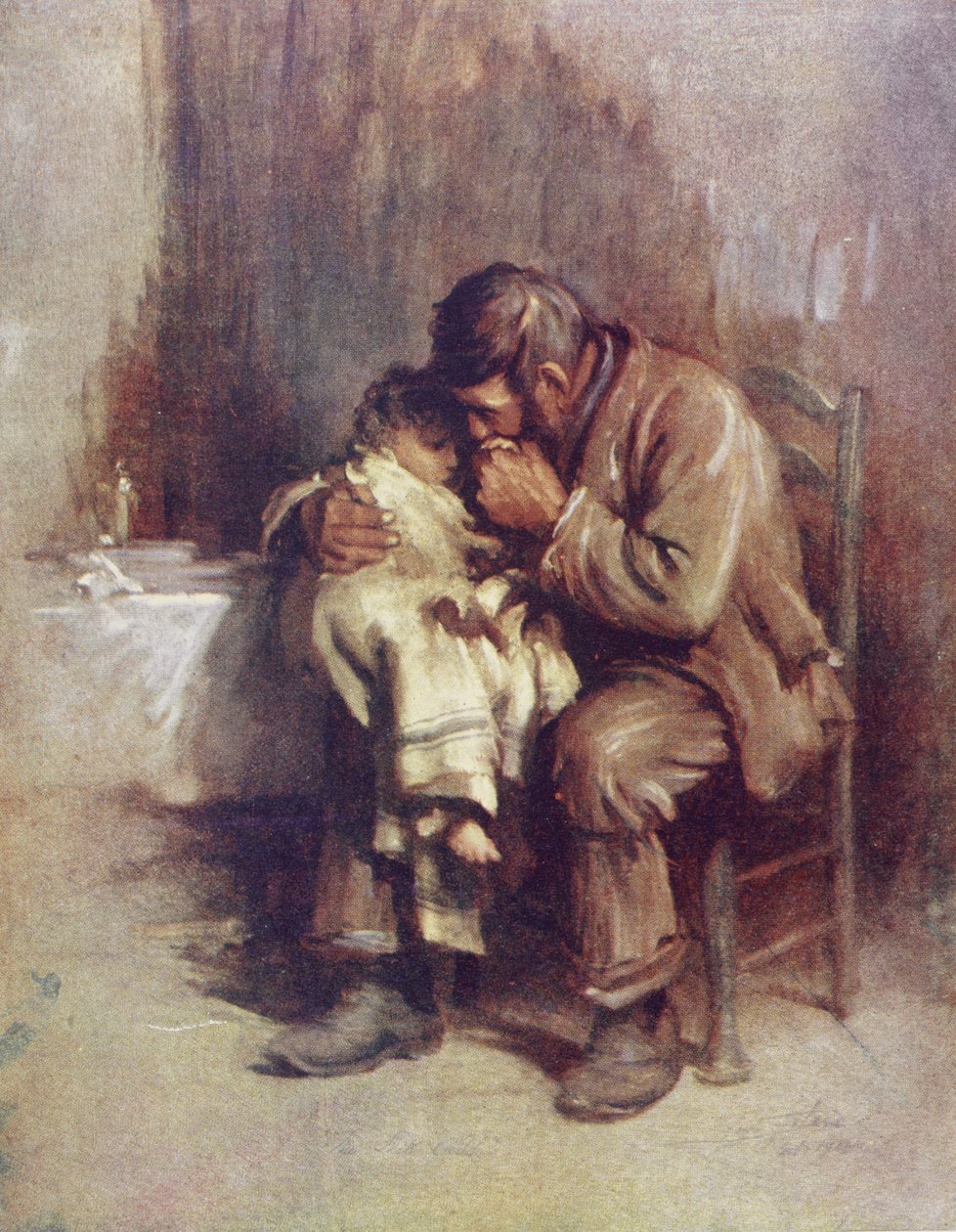 Osierocony autorstwa Samuel Luke Fildes
