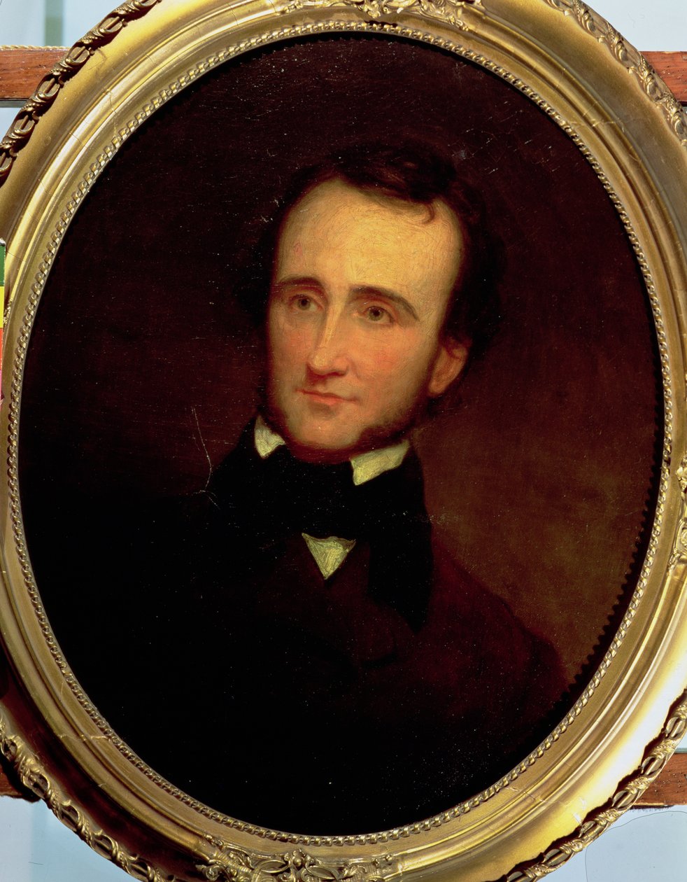 Edgar Allen Poe (1809-49) 1845 autorstwa Samuel Osgood