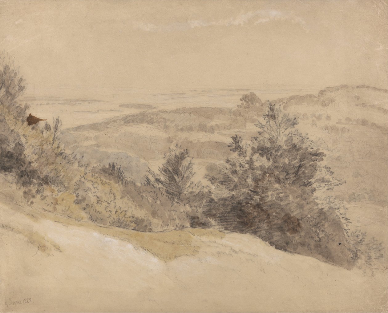 Boxhill autorstwa Samuel Palmer
