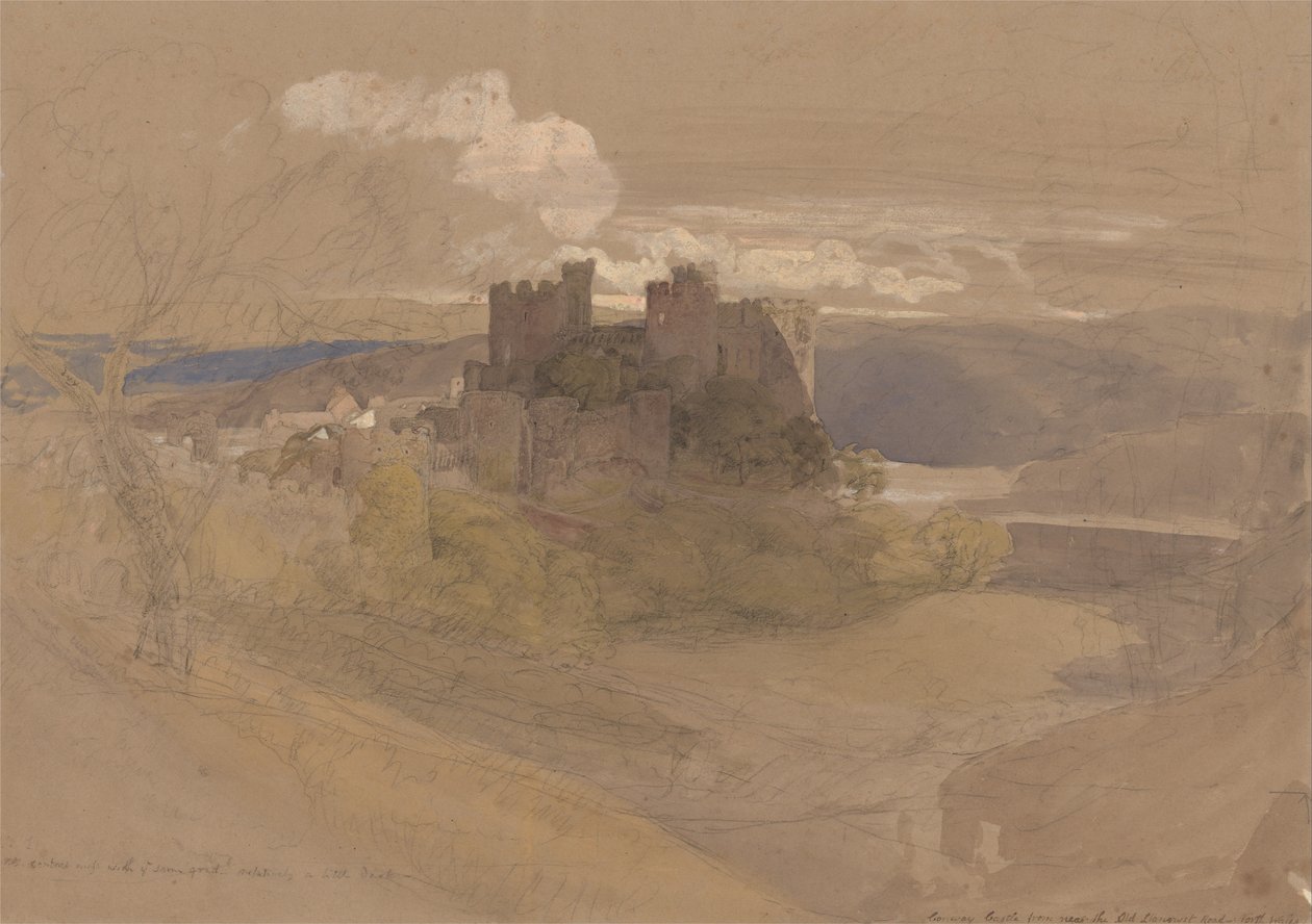 Zamek Conwy autorstwa Samuel Palmer
