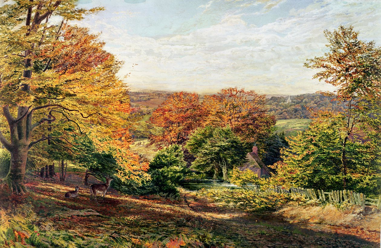 Kościół w Oxfordzie autorstwa Samuel Palmer