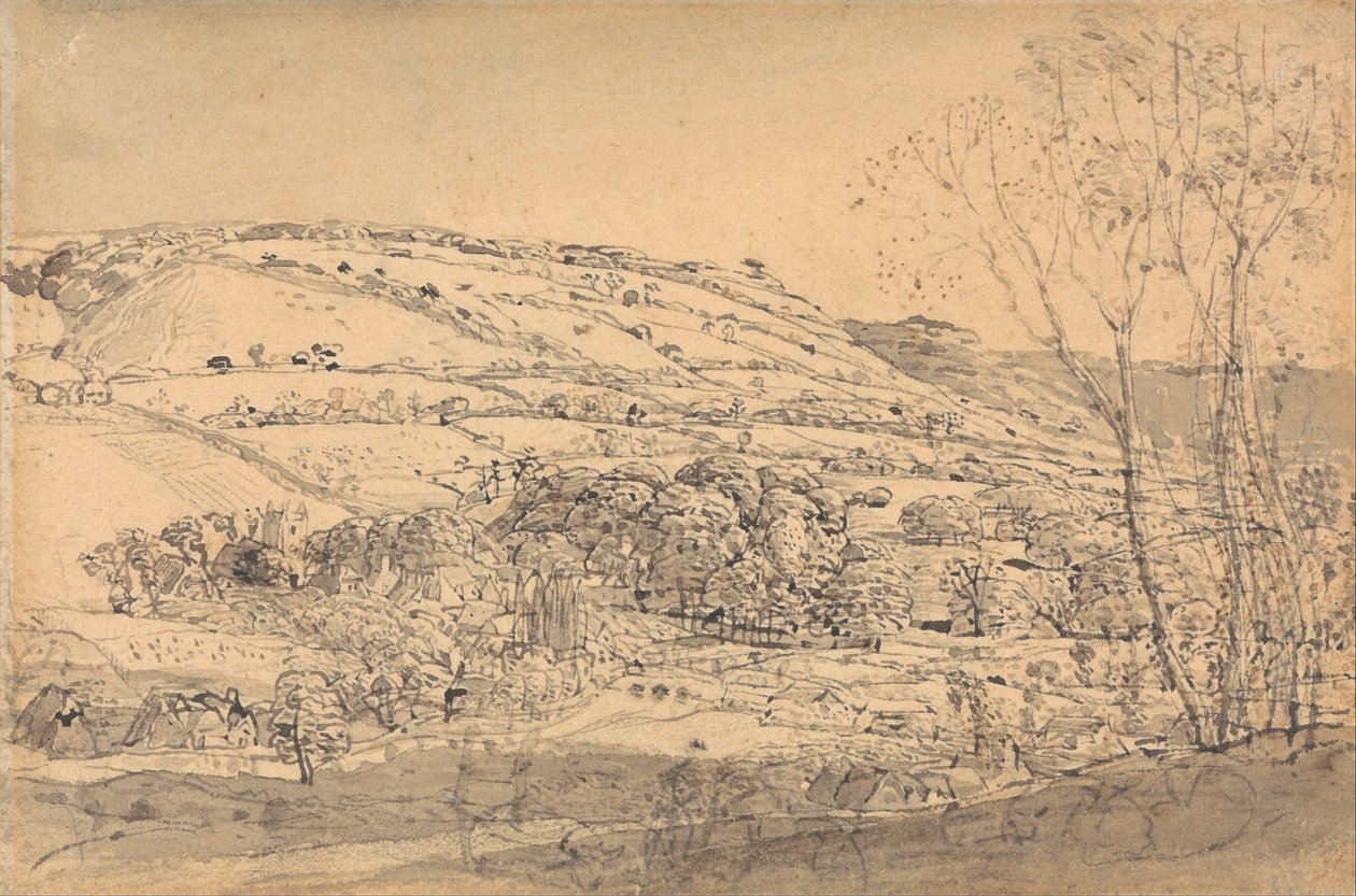 Shoreham, Kent autorstwa Samuel Palmer