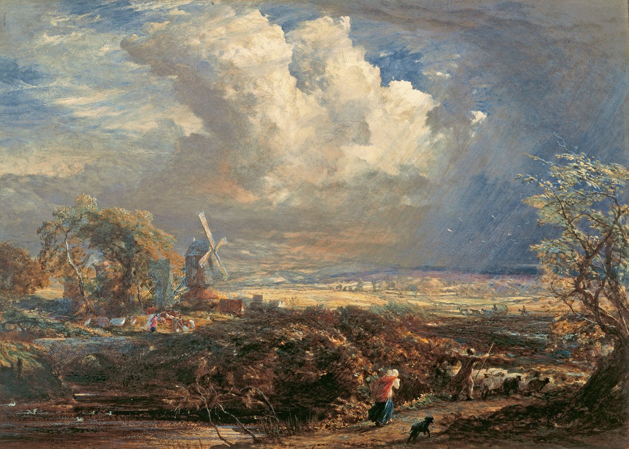 Letnia burza w pobliżu Pulborough, Sussex autorstwa Samuel Palmer