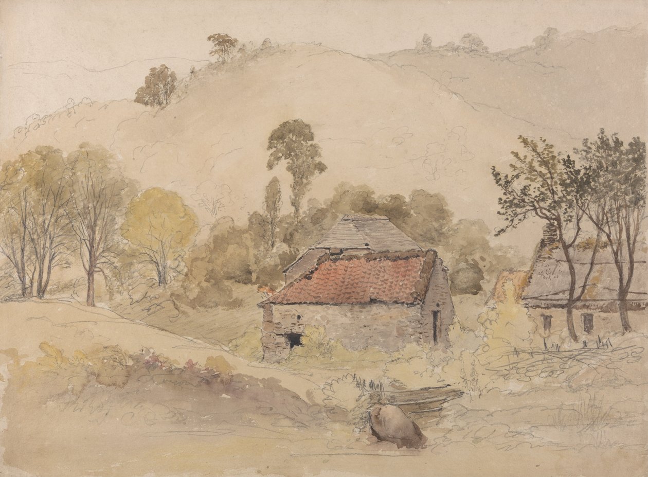 Stodoły autorstwa Samuel Palmer