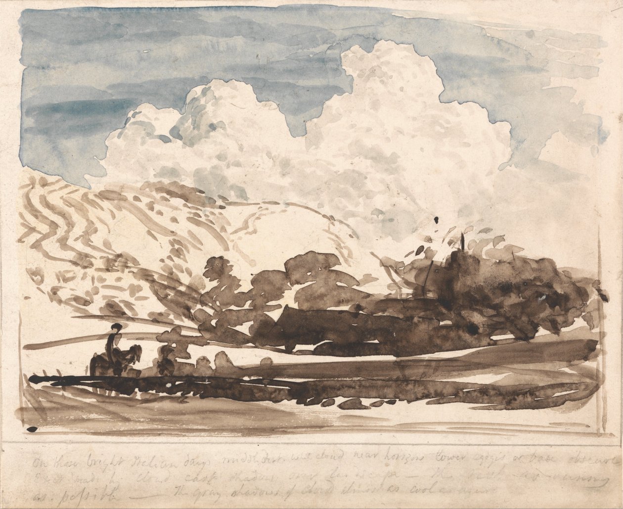Jasna chmura autorstwa Samuel Palmer