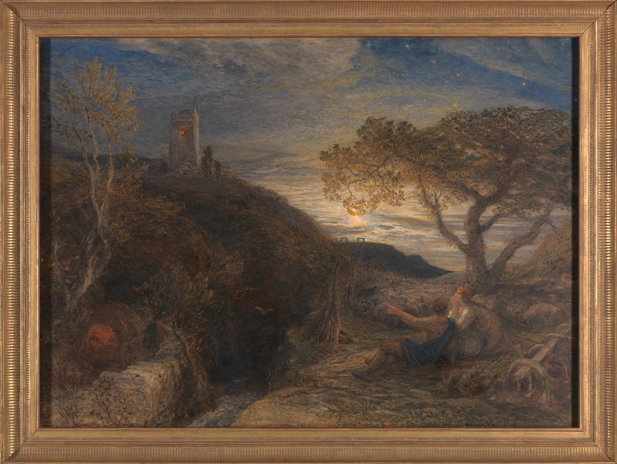 Samotna Wieża autorstwa Samuel Palmer