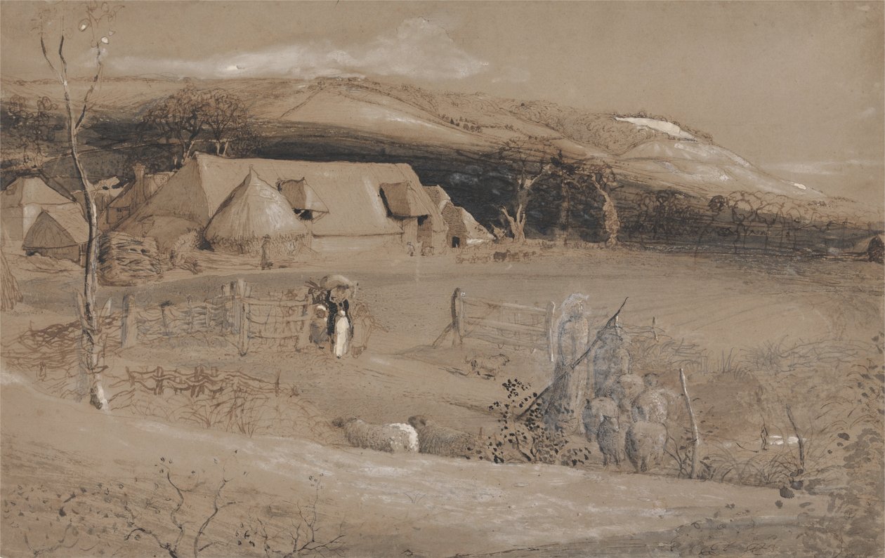 Dolina Wizji autorstwa Samuel Palmer