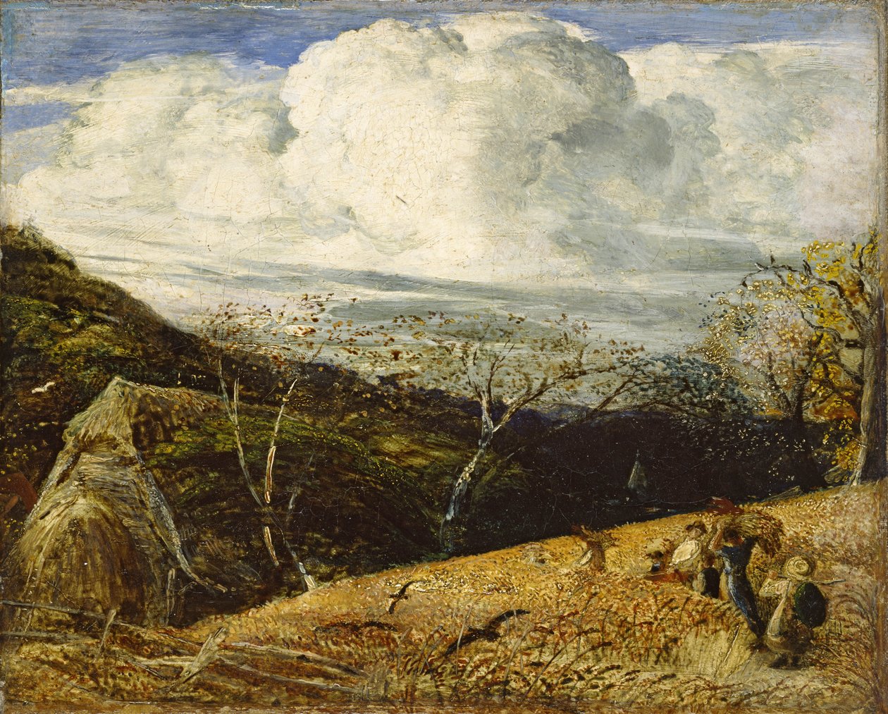 Biała chmura, ok. 1833-34 autorstwa Samuel Palmer
