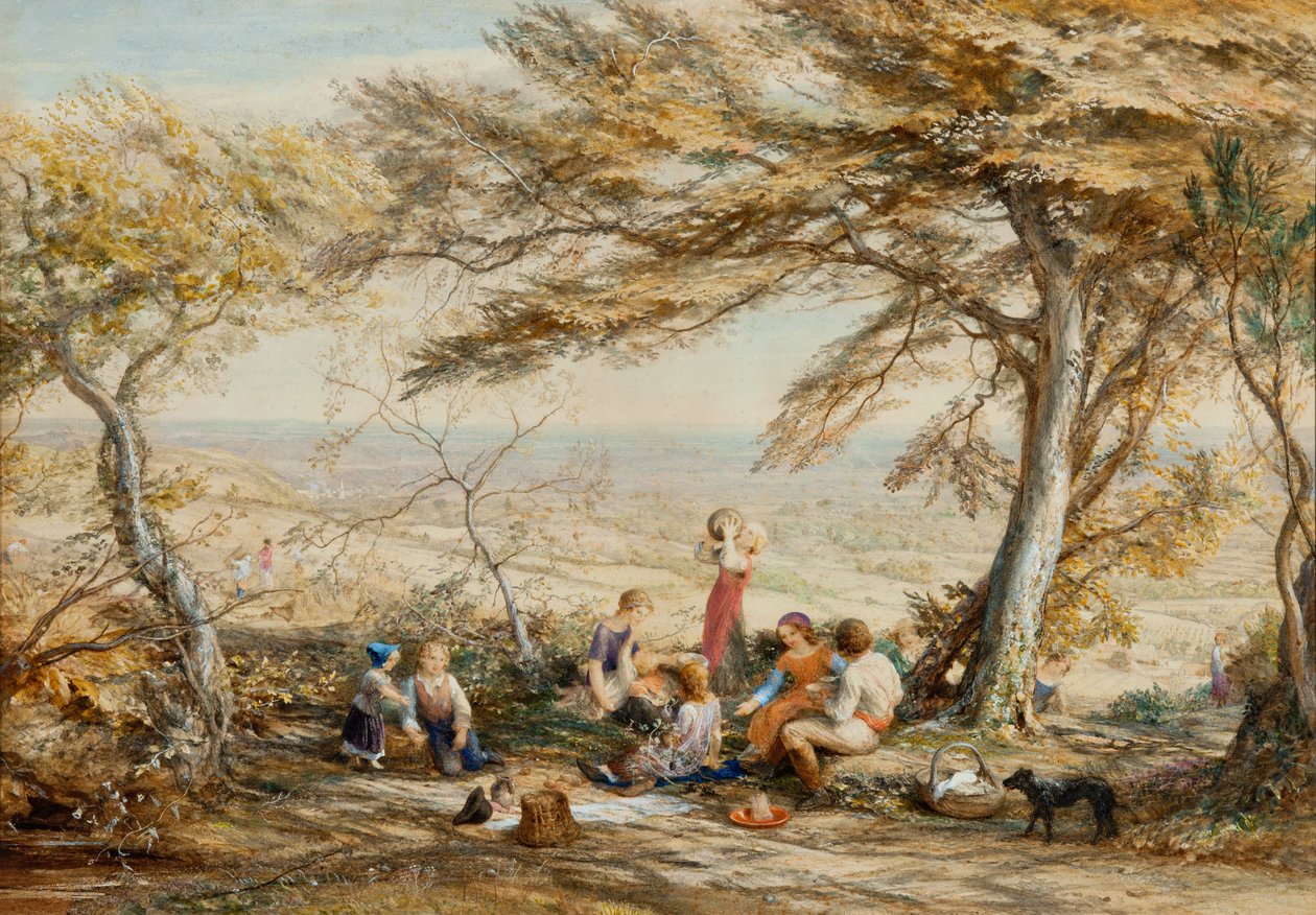 Rustykalna kolacja autorstwa Samuel Palmer