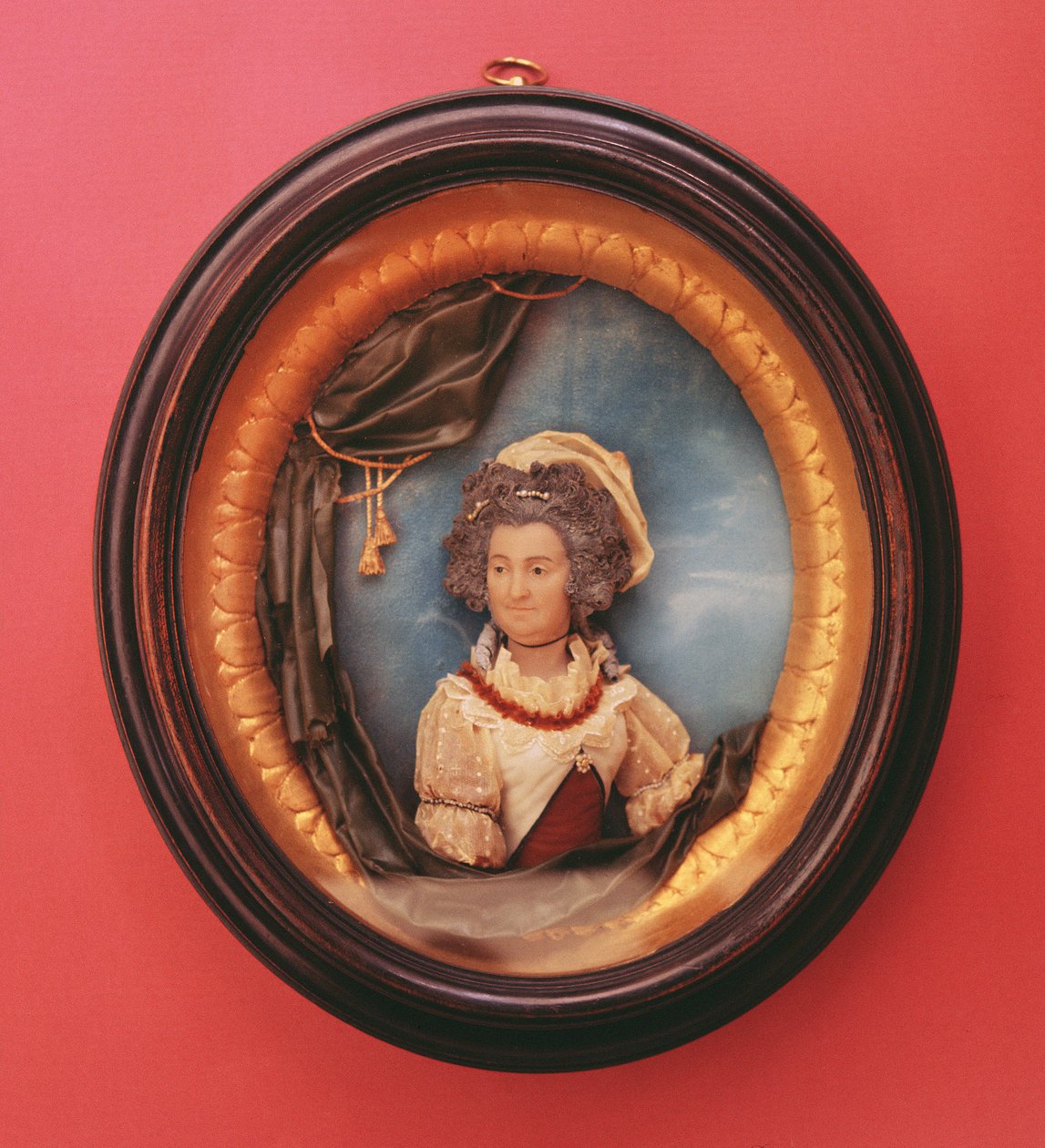 Miniaturowy portret Mary Berry (1763-1852) autorstwa Samuel Percy