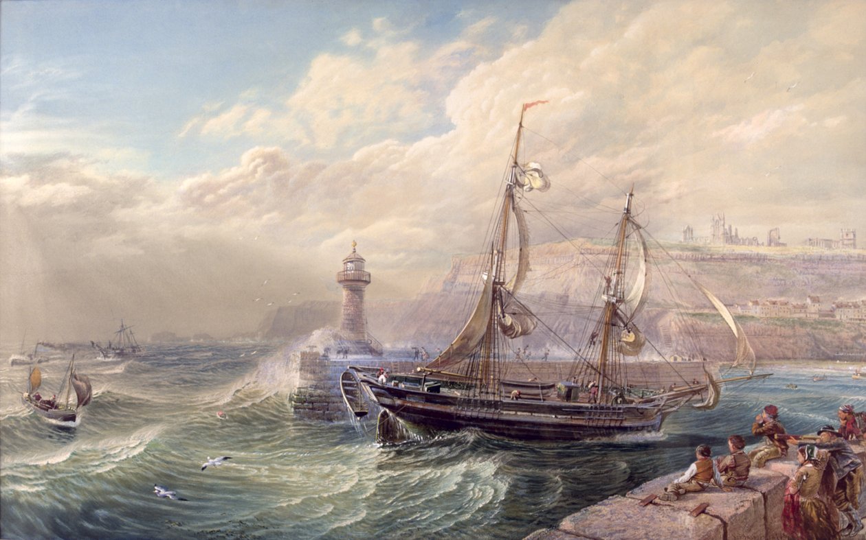 Whitby, 1883 autorstwa Samuel Phillips Jackson