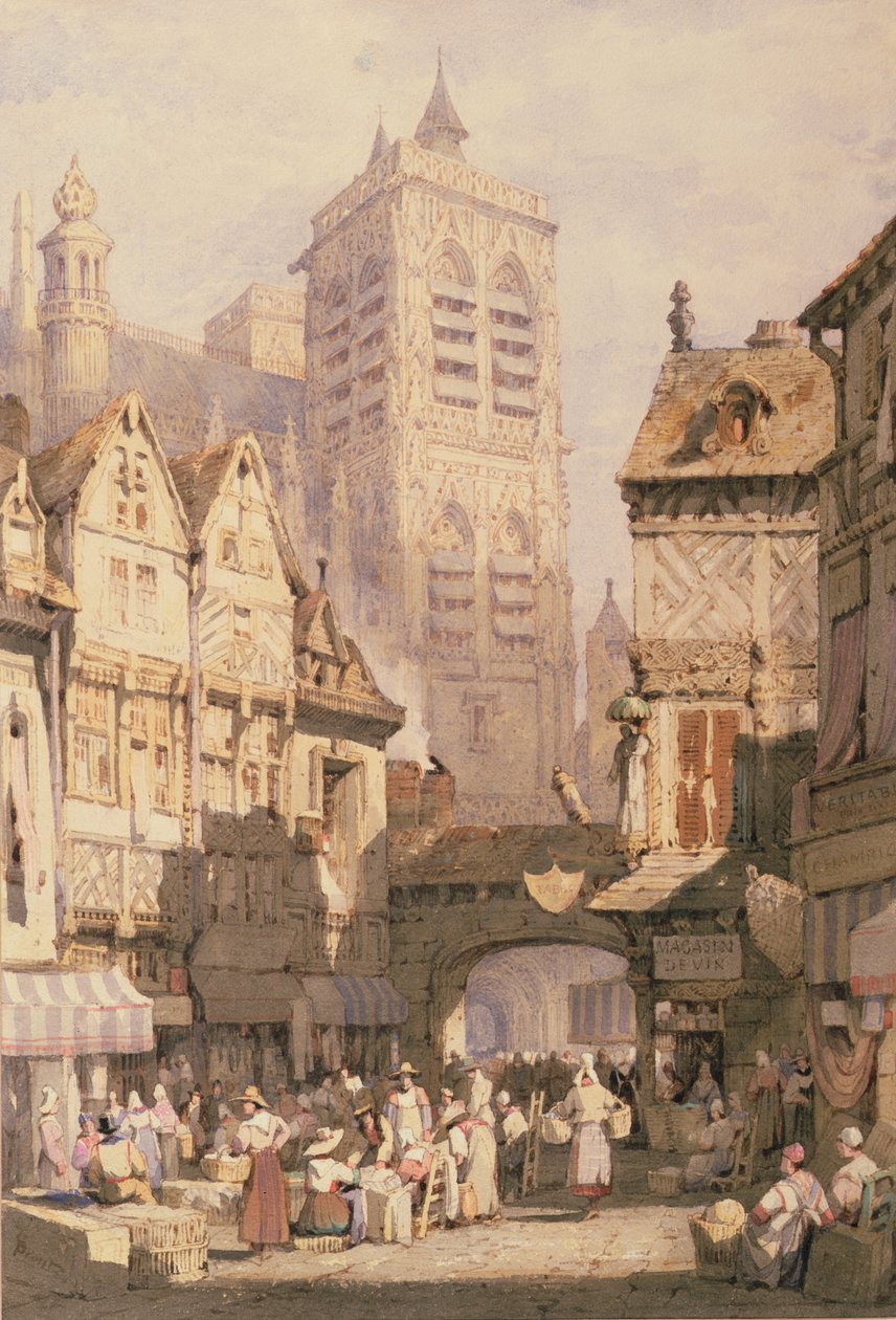Abbeville autorstwa Samuel Prout