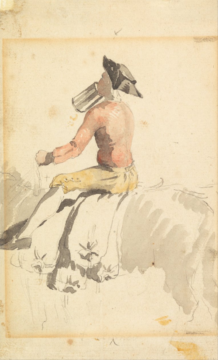 Pan młody na koniu, picie autorstwa Samuel Scott