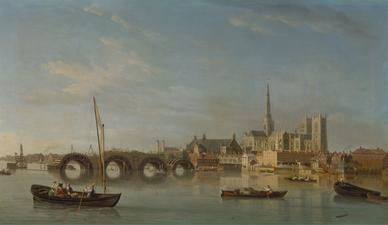 Budynek Westminster Bridge autorstwa Samuel Scott