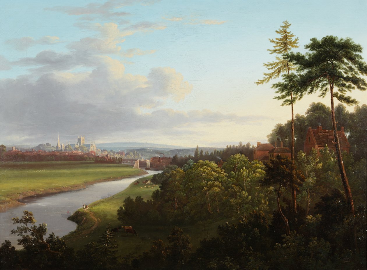 Widok Worcester z Henwick autorstwa Samuel Smith